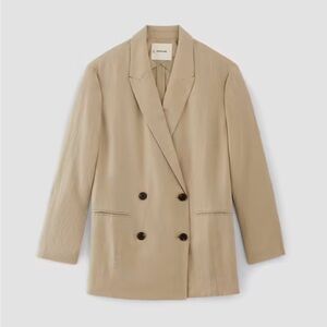 The Linen Double Breasted Blazer by Everlane size 10